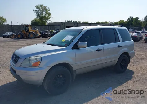 2004 Honda Pilot Ex-L from USA, damaged, VIN 2HKYF18544H606482